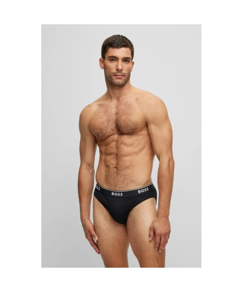 Hugo Boss 3 Pack Mens Power Briefs NOS - Black - Size X-Large